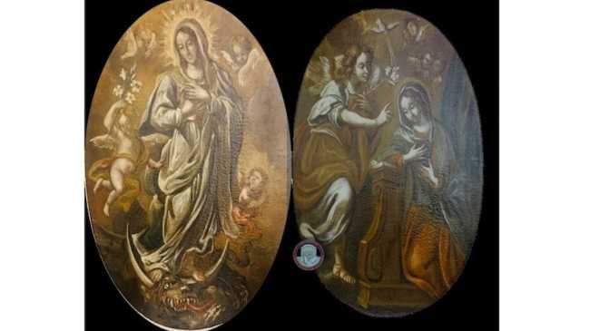 ameno dipinti restituiti