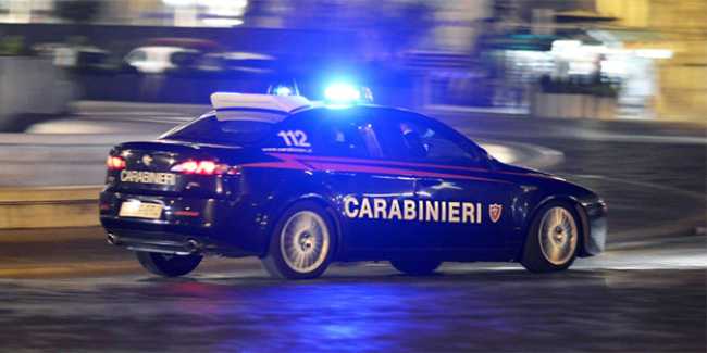 carabinieri notte velocita citta