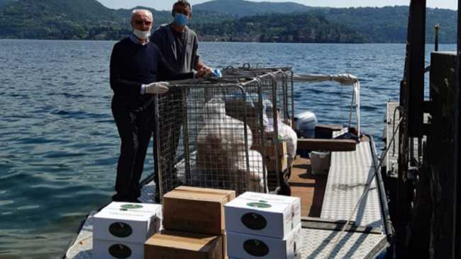 consegna allisola via barca