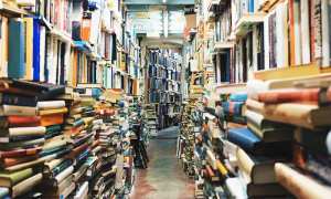 libri negozio stretto