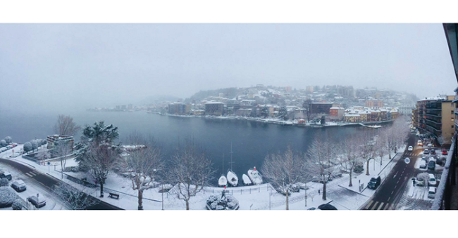 omegna neve lago