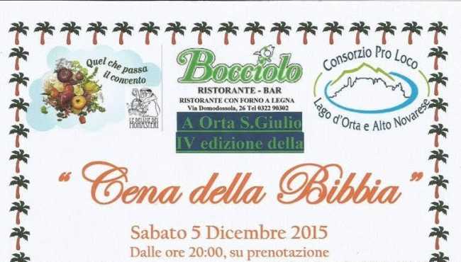 orta cena bibbia