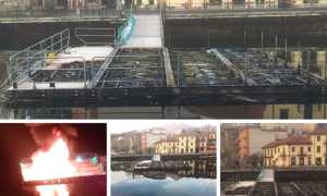 passerella omegna zattera incendio giorno mix