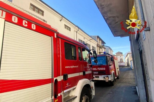 Incendio canna fumaria a Zimone