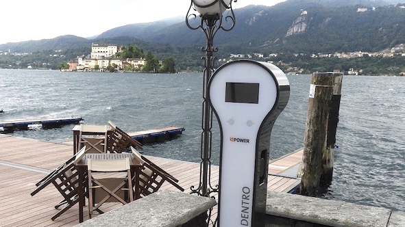 ricarica imbarcazioni elettriche