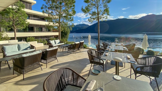 Laqua lake beach club pano