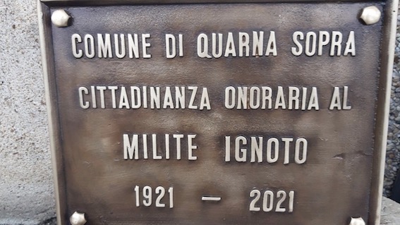 quarna cittadinanza milite ignoto